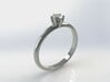 Diamond ring 3d printed 