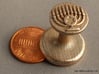 Menorah Wax Seal 3d printed Menorah wax seal, with penny for scale