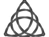 Triquetra Celtic Knot - Small 3d printed Render
