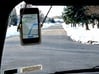 Hands-Free GPS Kit for iPhone 3d printed Hands-Free GPS mounts on Visor