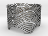 Ocean Waves Ring (Size 10.25-13) 3d printed 