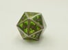 D20 Epoxy Dice 3d printed Epoxy is not printed and has to be added later on by the customer