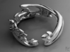 Calla Lilies Ring 3d printed Silver