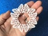 Monarch Butterfly Snowflake Ornament 3d printed 