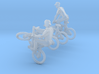 4 BMX bikes (N 1:160) 3d printed 