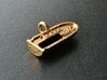 .45ACP Bullet Pet Tag 3d printed back side of .45 cal bullet pet tag (raw brass material)