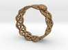 Ring - Silver with Unique Stylish Pattern 3d printed Ring - Brass  with Unique Stylish Pattern
