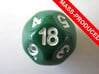 D18 Sphere Dice 3d printed the mass-produced version