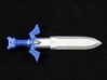Toon Master Sword 3d printed Painted Frosted Ultra Detail