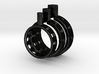 Nested Allen/Hex Key Mens Ring 3d printed 