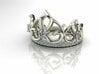 Crown ring Princess NO STONES SUPPLIED 3d printed 
