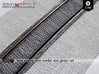 Row paving w/ border and girder rail (O 1:45) 3d printed 