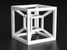 Hypercube A 3d printed A Maxwell render