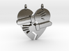 Hold My Heart Pendant (Two-Piece) 3d printed 