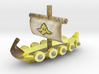 Banana Vikingship 3d printed 