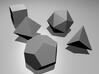 Platonic Solids 3d printed Rendered
