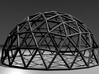 Geodesic Dome 3d printed Blender rendering