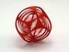 Gyro the Cube (Multiple sizes, from $11.50) 3d printed M in Red. In Motion