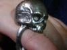 Skull Ring (size 7) 3d printed SkullRing on finger