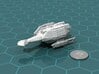 Ngaksu Thunderhead 3d printed Render of the model, with a virtual quarter for scale.