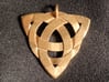 Celtic Knot Necklace Pendant (Inverted Triquetra) 3d printed Note: pendant ring has been modified 
after printing this prototype.