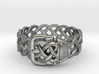 Braided Ring With Buckle 3d printed 