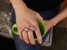 Triple Moonball Ring 3d printed coffee cup
