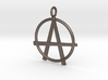 Anarchy necklace 3d printed 