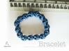 Crossover Thick - Bracelet size S 3d printed with ruler