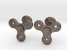 Fidget Spinner Cufflinks - LARGE 3d printed 