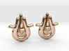 Modern Hamsa Earrings 3d printed 