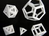 Platonic solids 3d printed 