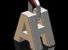 "A & H" 3d Logotype  3d printed Description