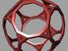 Truncated dodecahedron 3d printed Rendering