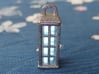 Tardis Lantern 1: Tritium (All Materials) 3d printed In this picture the phosphorus coating on the tritium vial being energised by UV light.