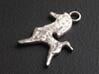 Bucephalus Horse Pendant 3d printed In Stainless Steel