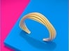 Wolly | Unisex  Bracelet  3d printed Wolly |  Bracelet  matte gold finishing