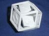 Open Rhombic d12 3d printed Printed in White Strong & Flexible
