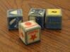 Complete Set of Blazonry Dice 3d printed A slightly older version; new one should be clearer.