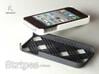 Stripes - case for iPhone 4/4s 3d printed Black and white case
