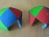 Color Pillowhedron 4cm 3d printed Puzzle pieces (view 1)