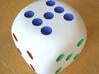 Lucky 7 Dice 3d printed Lucky 7 Dice Full Color Sandstone