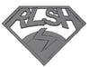 RLSH Badge 3d printed Description