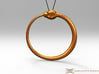 Ouroboros Pendant 5.2cm 3d printed Pendant cord not included