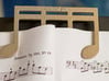 Strong and Heavy Music Book Page Holder 3d printed Heavy stainless steel