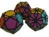 Mini Dodecahedra 3d printed The three Mini Dodecahedra