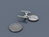 Xuvaxi Adjudicator F 3d printed Render of the model, with a virtual quarter for scale.