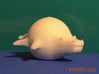Fat Animals - Crocodile 1.0 (Small) 3d printed White Strong Flexible