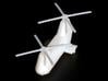 Twin-turbine helicopter 3d printed White detail