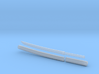 Wakizashi - 1:6 scale - Curved Blade - Plain 3d printed 